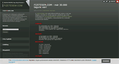 Desktop Screenshot of fizetesem.blog.hu