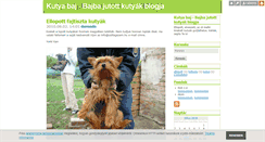 Desktop Screenshot of kutya-baj.blog.hu