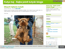 Tablet Screenshot of kutya-baj.blog.hu
