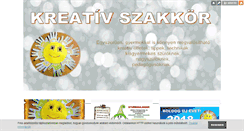 Desktop Screenshot of kreativszakkor.blog.hu