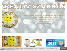 Tablet Screenshot of kreativszakkor.blog.hu