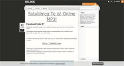 Desktop Screenshot of 1klikk.blog.hu