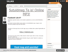 Tablet Screenshot of 1klikk.blog.hu