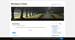 Desktop Screenshot of monolegs-catala.blog.cat