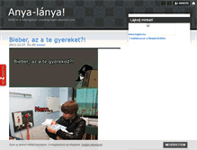 Tablet Screenshot of anya-lanya.blog.hu