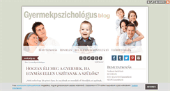 Desktop Screenshot of gyermekpszichologus.blog.hu