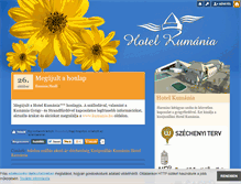 Tablet Screenshot of hotelkumania.blog.hu