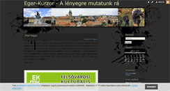 Desktop Screenshot of eger-kurzor.blog.hu