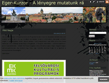 Tablet Screenshot of eger-kurzor.blog.hu