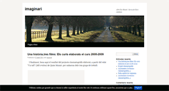 Desktop Screenshot of imaginari.blog.cat