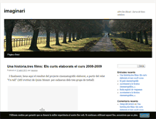 Tablet Screenshot of imaginari.blog.cat