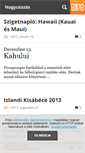 Mobile Screenshot of nagyut.blog.hu