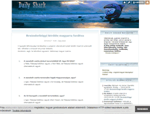 Tablet Screenshot of dailyshark.blog.hu