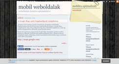 Desktop Screenshot of mobilweb.blog.hu