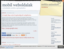 Tablet Screenshot of mobilweb.blog.hu
