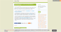 Desktop Screenshot of ciderelet.blog.hu