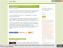 Tablet Screenshot of ciderelet.blog.hu