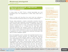 Tablet Screenshot of penz1x1.blog.hu