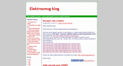 Desktop Screenshot of elektrosmog.blog.cz