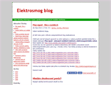 Tablet Screenshot of elektrosmog.blog.cz