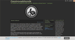 Desktop Screenshot of gasztrovaddisznok.blog.hu