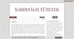 Desktop Screenshot of cardinalis.blog.hu