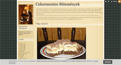 Desktop Screenshot of cukormentessuti.blog.hu