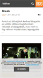 Mobile Screenshot of malker.blog.hu