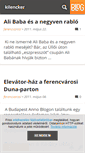 Mobile Screenshot of kilencker.blog.hu