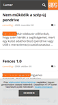 Mobile Screenshot of lamer.blog.hu