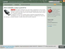 Tablet Screenshot of lamer.blog.hu