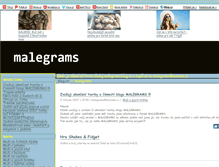 Tablet Screenshot of malegrams.blog.cz