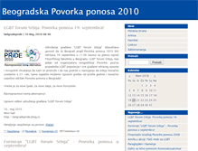 Tablet Screenshot of belgradepride.blog.rs