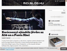Tablet Screenshot of midi.blog.hu