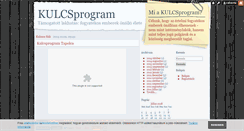 Desktop Screenshot of kulcsprogram.blog.hu