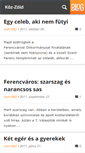 Mobile Screenshot of koz-zold.blog.hu