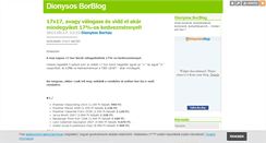 Desktop Screenshot of dionysosborhaz.blog.hu