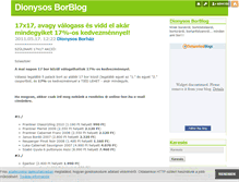 Tablet Screenshot of dionysosborhaz.blog.hu