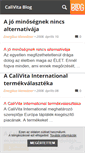 Mobile Screenshot of calivita.blog.hu