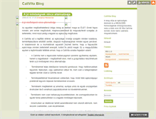 Tablet Screenshot of calivita.blog.hu