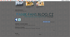 Desktop Screenshot of panik-czech.blog.cz