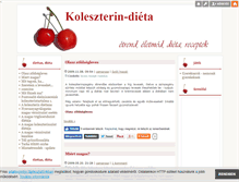 Tablet Screenshot of koleszterin-dieta.blog.hu
