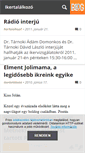 Mobile Screenshot of ikertalalkozo.blog.hu