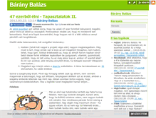 Tablet Screenshot of baranybalazs.blog.hu