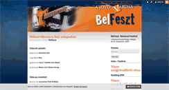 Desktop Screenshot of belfeszt.blog.hu