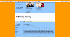 Desktop Screenshot of click4sky.blog.cz