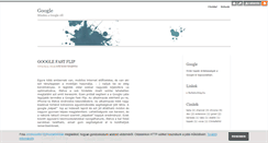 Desktop Screenshot of gooogle.blog.hu