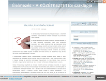 Tablet Screenshot of elelmezes.blog.hu