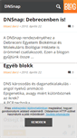 Mobile Screenshot of dnsnap.blog.hu