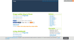 Desktop Screenshot of pragaclub.blog.hu